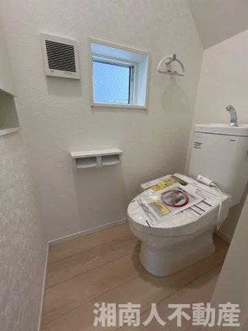 平塚市田村第46　新築一戸建て　１号棟のトイレ|トイレも気になるポイント