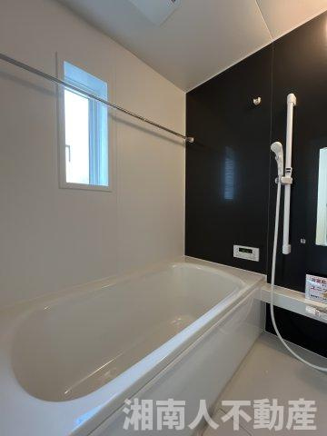 平塚市田村第46　新築一戸建て　１号棟の浴室|きれいなお風呂です