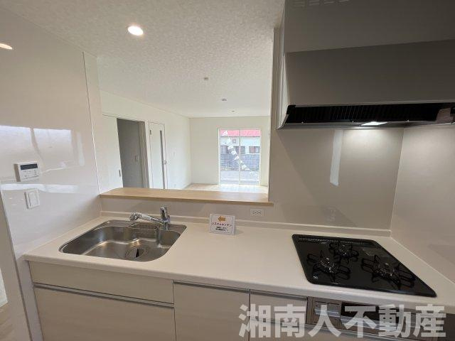 平塚市田村第46　新築一戸建て　１号棟のキッチン|お料理しやすいキッチンです