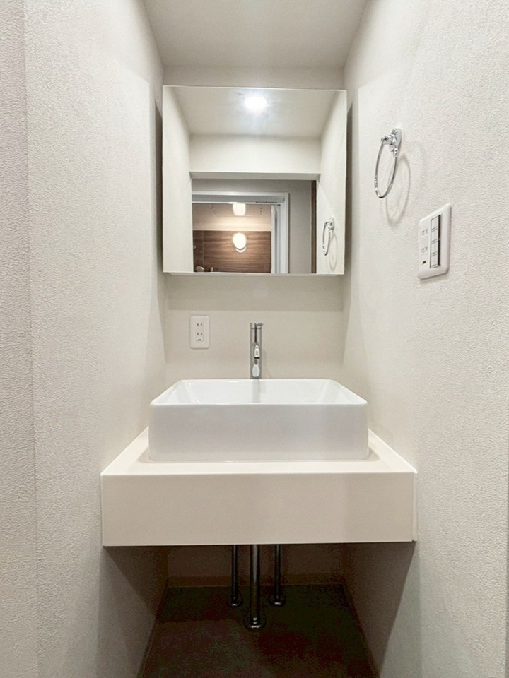 グランドハイツ甲陽園の独立洗面台