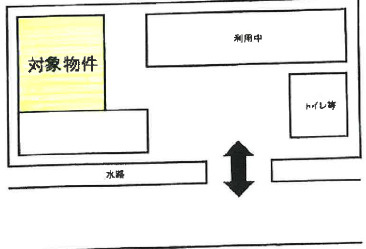 草津市上寺町の工場の区画図