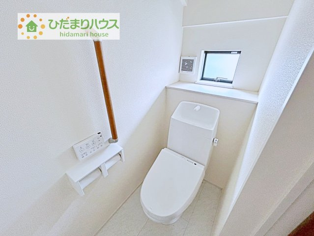 【トイレ】 | 我孫子市並木６丁目　新築戸建　A号棟 | トイレは1F、2F共に完備！取り合いになることがありませんね(^^)/