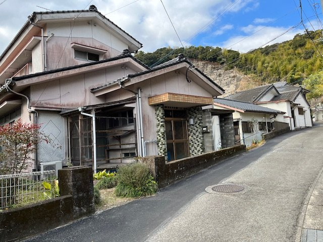 鹿児島市小野２丁目の売地の前面道路含む現地写真|建物解体渡し