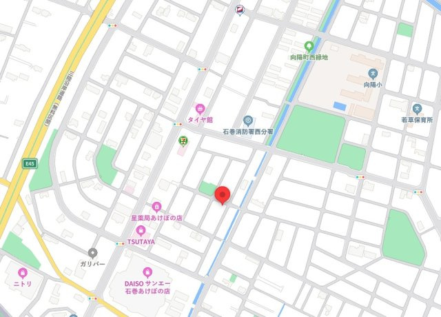 【地図】 | 石巻市向陽町５丁目2-10