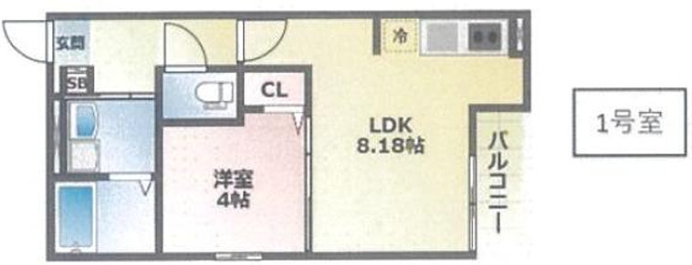 ＡＬＥＧＲＩＡ　泉佐野Ⅲの間取り