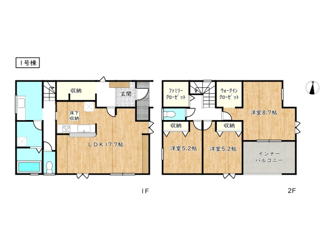 【間取り】 | 姫路市上大野4期／全3棟