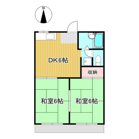 ハイツコスモスⅠの間取り