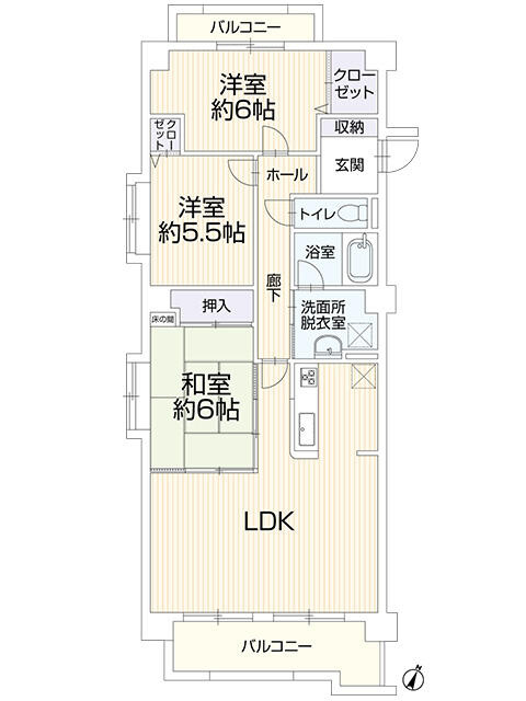 アコール小幡の間取り