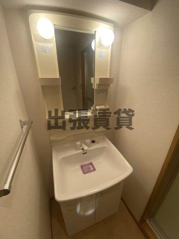 仲介手数料0円！！フラットK山木の独立洗面台