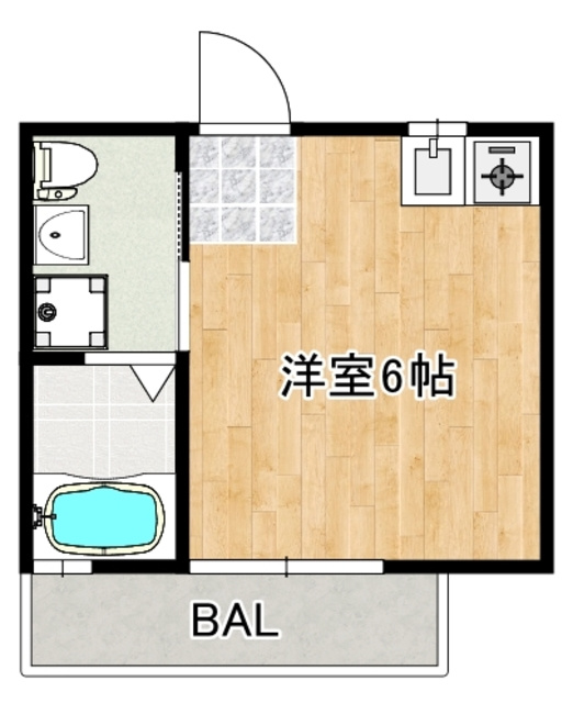 アパートメント新小岩Ｂの間取り|間取りです♪