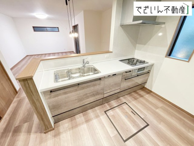 【キッチン】 | ワイウッドコート熊谷市上之第9期　新築住宅 | ≪4号棟≫
現地(2025年9月撮影)