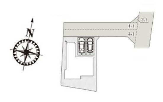 【区画図】 | ワイウッドコート熊谷市上之第9期　新築住宅 | ≪4号棟≫