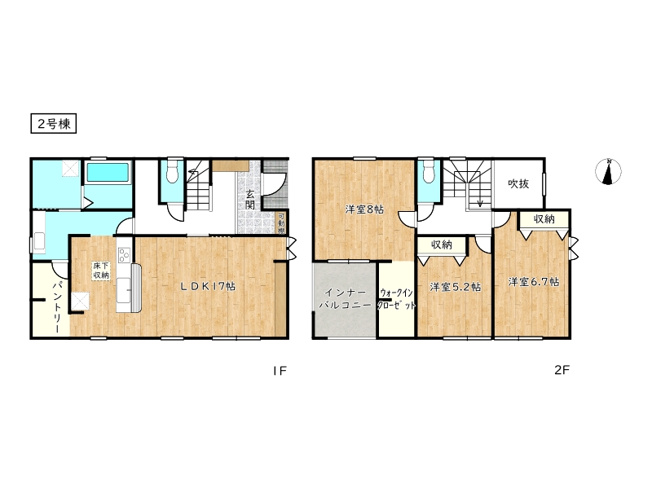【間取り】 | 姫路市上大野4期／全3棟