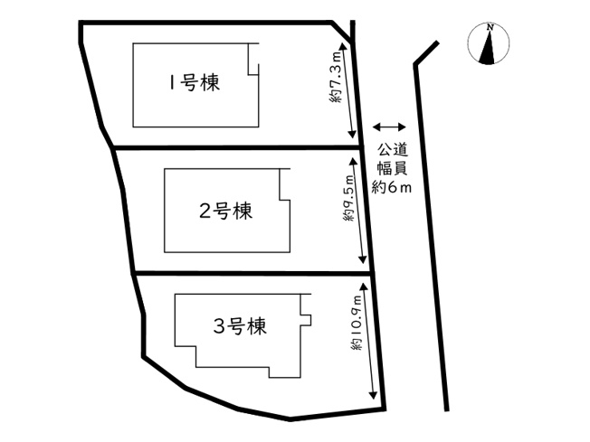 【区画図】 | 姫路市上大野4期／全3棟
