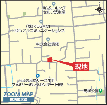 ブルーミングガーデン／南区良町3丁目／１号棟の地図