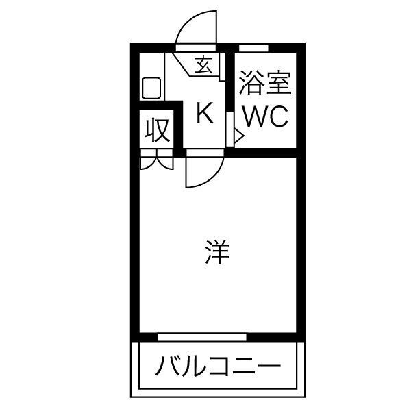 クレセール道徳の間取り