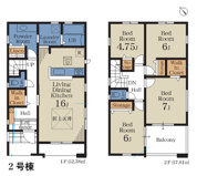 千葉市稲毛区宮野木町　新築分譲住宅2号棟の画像