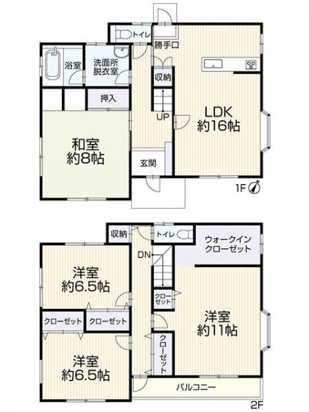 岡山市中区湊　リフォーム済み　中古一戸建て【仲介手数料無料】の間取り