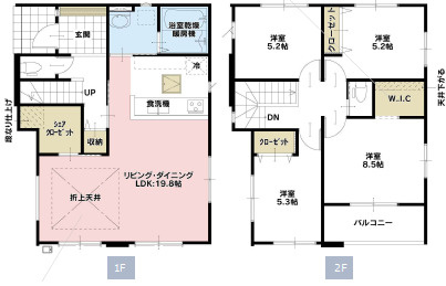 新河岸駅まで徒歩１３分の間取り|4LDK