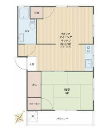 【間取り】 | 幡ヶ谷ローヤルコーポ