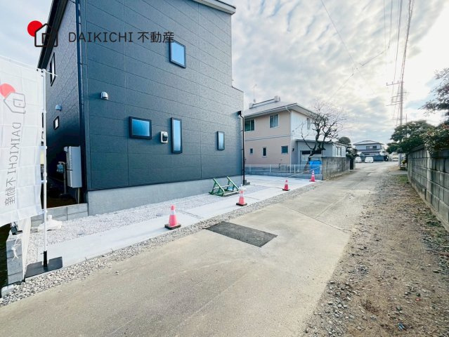 【前面道路含む現地写真】 | 鴻巣市箕田第7　新築戸建　全1棟　1号棟
