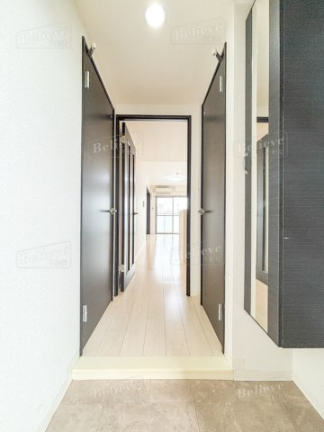 エスペランサ久留米駅前の玄関|シューズボックス付きの玄関☆