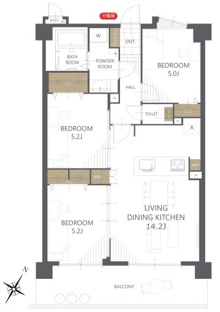 【間取り】モリスふじみ野 