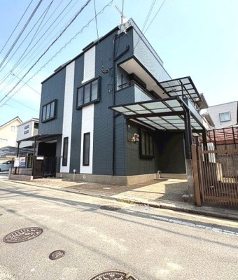 【前面道路含む現地写真】 | 南区大楠１丁目戸建 | 外壁塗装が完了し綺麗な外観です