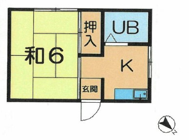 宝生荘の間取り