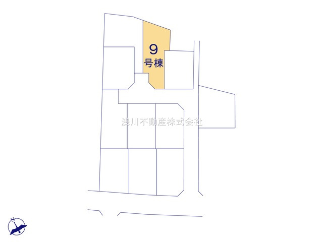 八王子市　川口町　新築一戸建て　８６期の区画図|～全11棟の新しいコミュニティーが誕生～