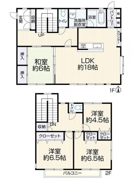 岡山市東区富士見町　リフォーム済み　中古一戸建て【仲介手数料無料】の居間・リビング