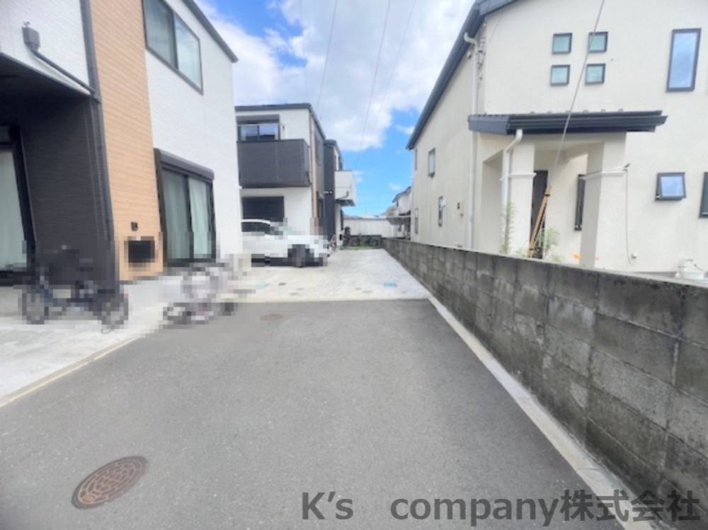 ◎茅ヶ崎市若松町　中古戸建の前面道路含む現地写真|前面道路の様子です◇