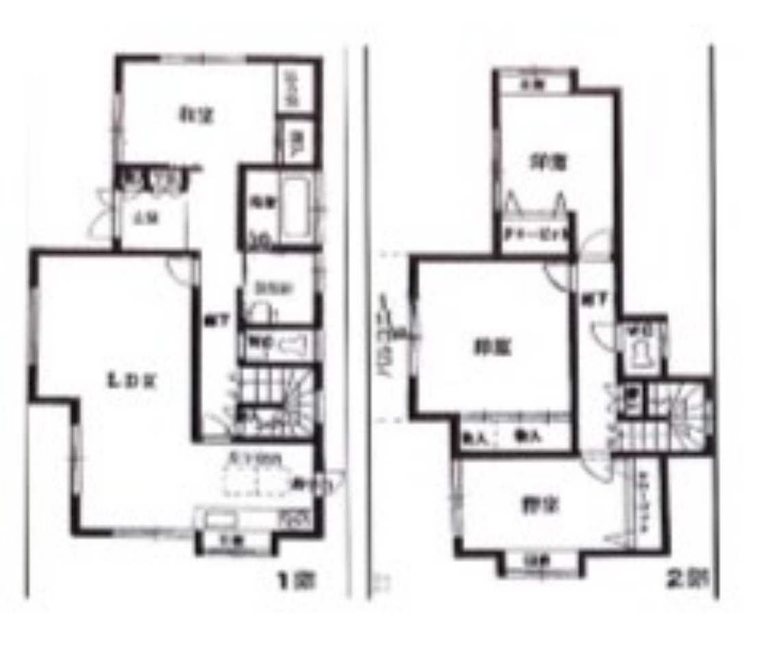中古戸建　柏市緑台の間取り