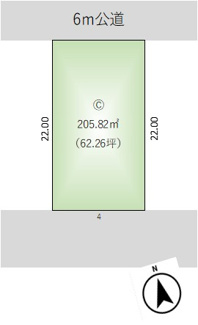 【土地図】 | 【JINSEI】～JNセレクトタウン陽光台　全3区画残り2区画～　建築条件なしの分譲地
