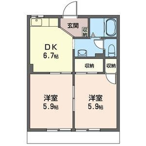 パークビレッヂＥの間取り