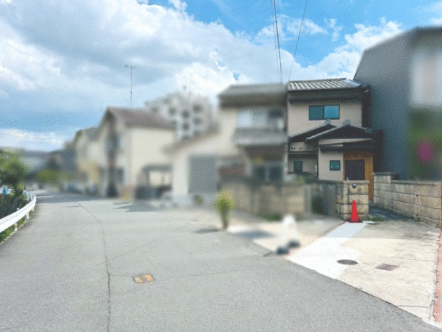 常盤一ノ井町の外観|前道幅員約６.２ｍございます♪