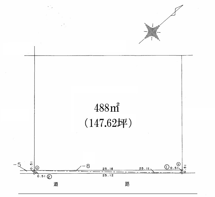 深谷市東方　売地（建築条件無し）