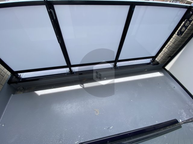 JINO徳庵のバルコニー