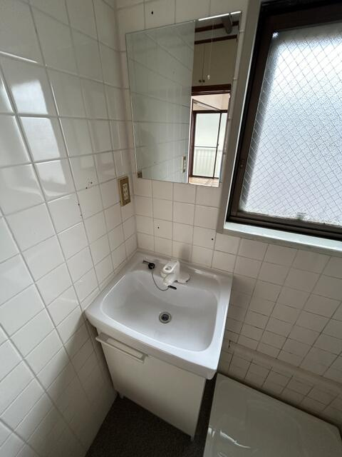 稲城市平尾１丁目の賃貸マンションの洗面所