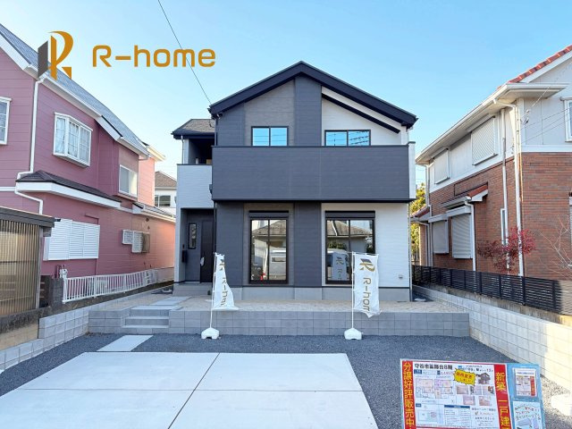 守谷市薬師台8期　新築戸建て　1号棟の外観|ご予約を頂ければ、『平日』はもちろん『早朝』や『夜間』もご見学可能です♪お気軽にお申し付けください♪