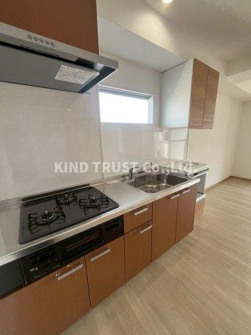 ハイツTESのキッチン|お料理しやすいキッチンです