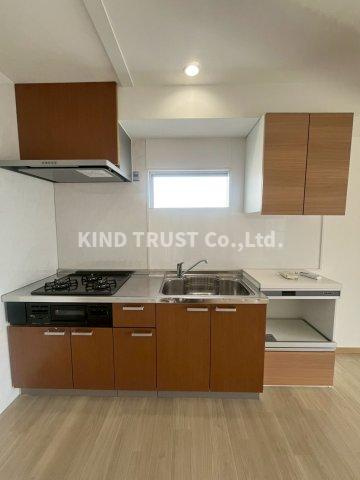 ハイツTESのキッチン|お料理しやすいキッチンです