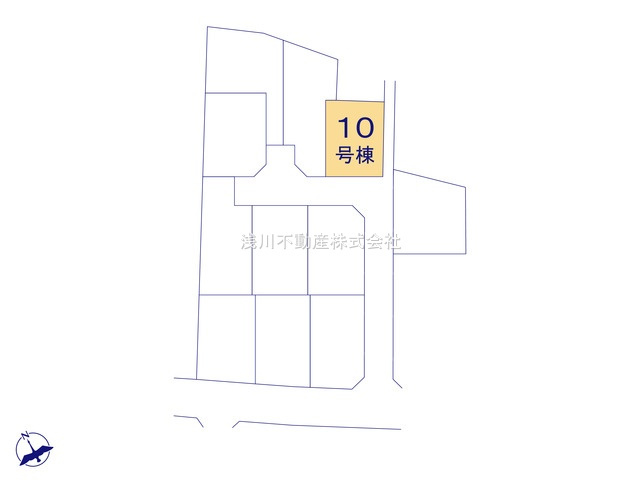 八王子市　川口町　新築一戸建て　８６期の区画図|～全11棟の新しいコミュニティーが誕生～