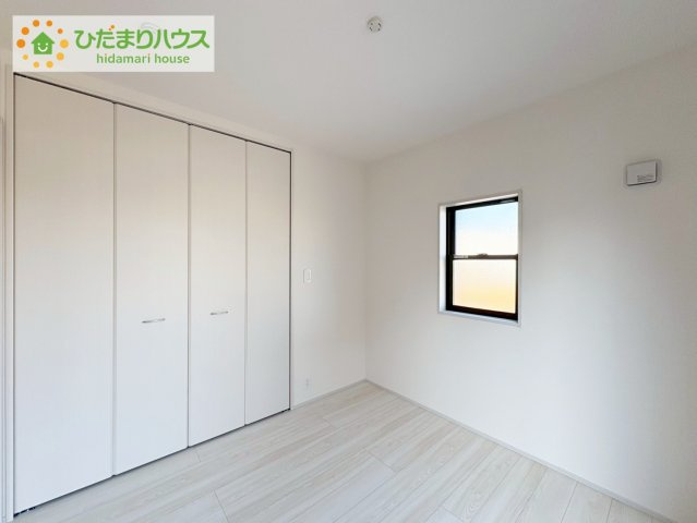 ひたちなか足崎19期　新築戸建　1号棟の洋室|白を基調とした開放感あふれるルームデザイン(^^)