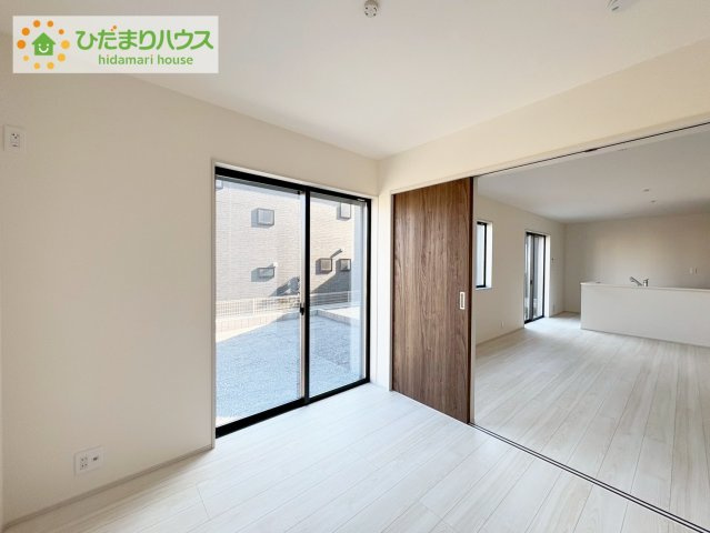 ひたちなか足崎19期　新築戸建　1号棟の洋室|お掃除しやすく、清潔感を保てるのでダニも発生しにくいフローリング♪