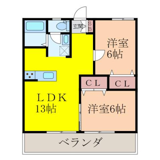 【間取り】 | ソレイユ中央