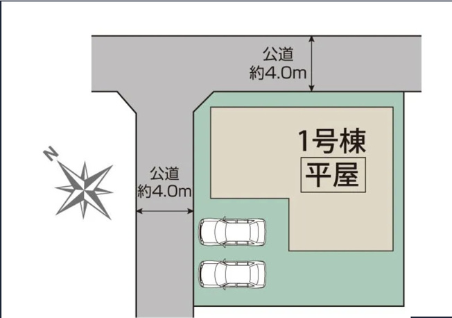 【区画図】 | 熊谷市新堀　ブルーミングガーデン　新築戸建　全1棟　1号棟