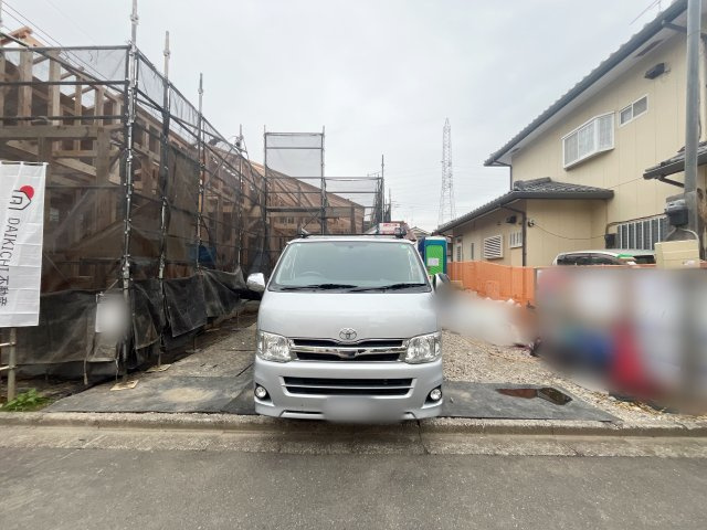 【駐車場】 | 熊谷市新堀　ブルーミングガーデン　新築戸建　全1棟　1号棟