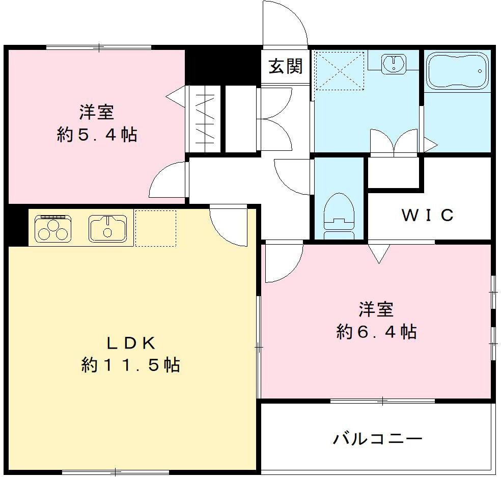 テグレ　ビアンコの間取り