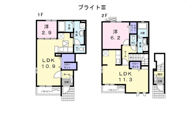 Ⅲ号棟間取り